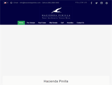 Tablet Screenshot of haciendapinilla.com